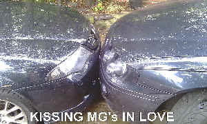 MG ZS and MG ZT KISSING 